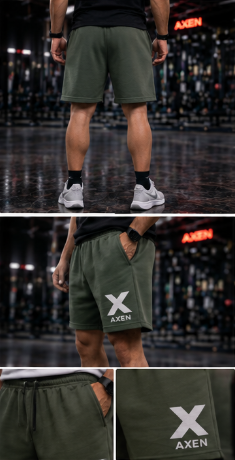 Pantalón Corto AXEN Core Olive Green - Imagen 2