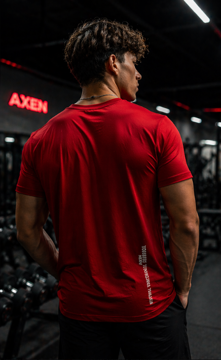 Camiseta Técnica AXEN Performance Red - Imagen 2