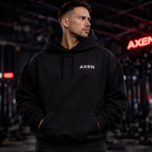 Sudadera Hoodie AXEN Essential Black